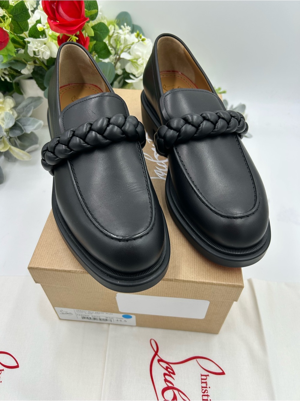 Men's Christian Louboutin URBINO Moc loafers size 43 maiden in Italy